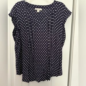 Coldwater Creek Navy Blue Top